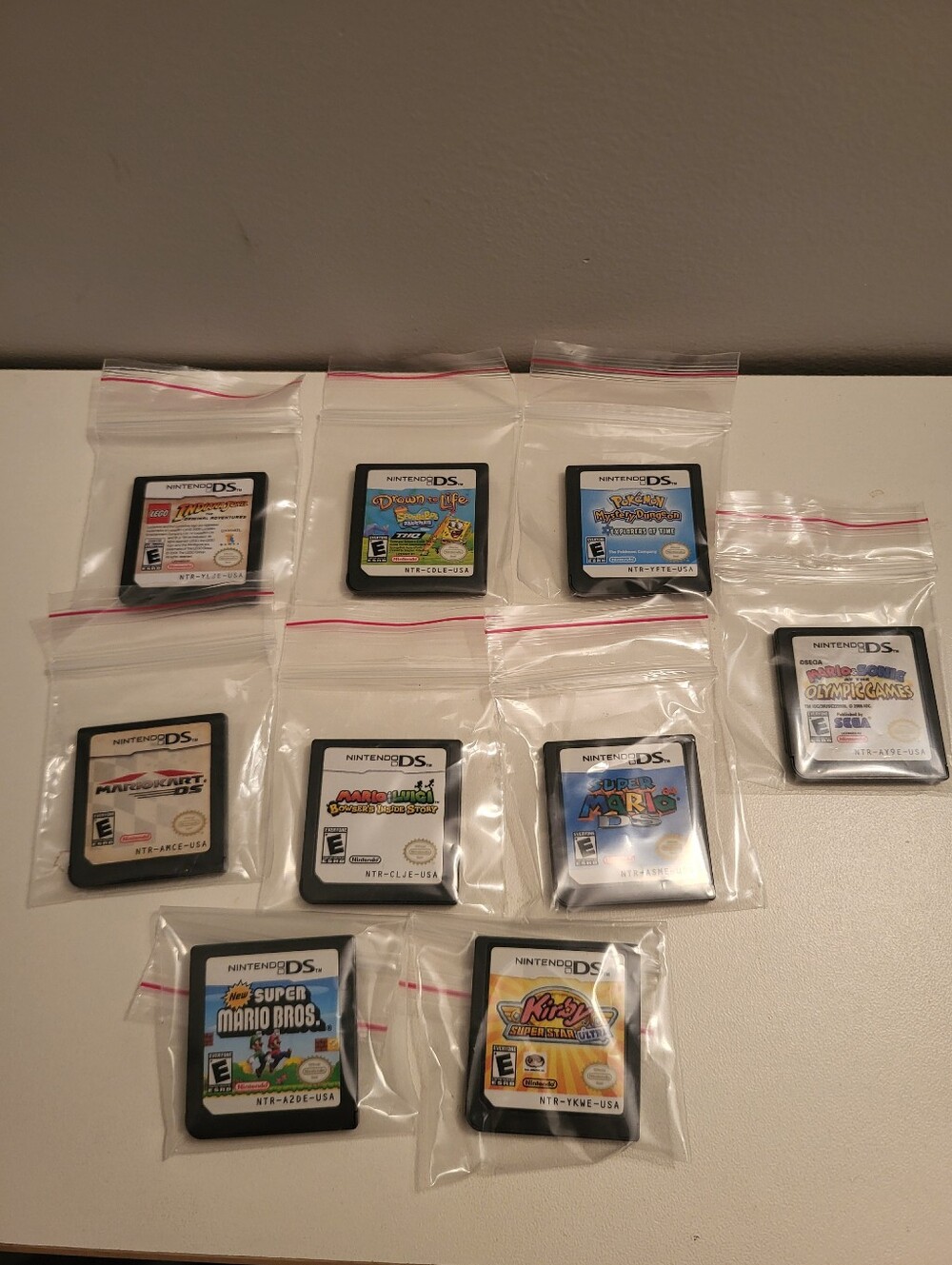 Lot Of 9 Nintendo DS Games Including Pokemon And Mario